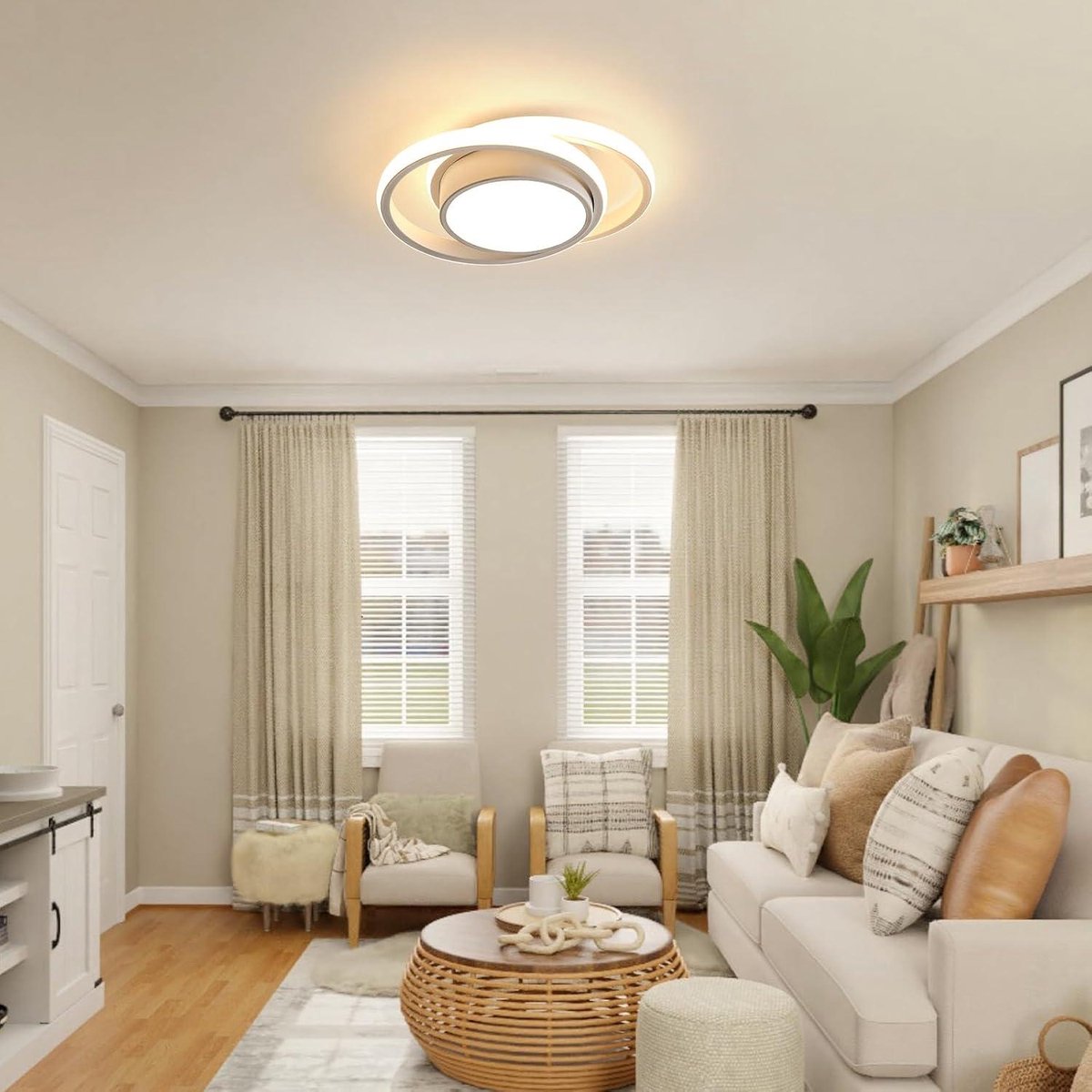 Bathroom Ceiling Light - Bathroom Lamp Ceiling LED Ceiling Light Round Warm White 3000K 32W 2350LM Modern LED Ceiling Light for Hallway Kitchen Bedroom Living Room