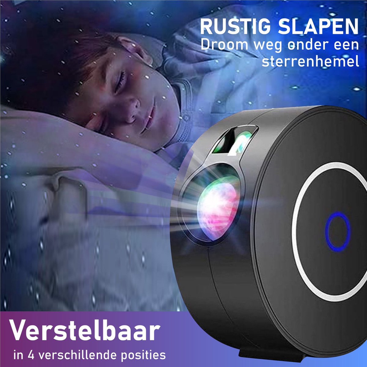 Sterrenhemel projector - Sterrenhemel - Plafond Projector - Sterrenlamp met APP & spraakbesturing - Ruimte Hemel projector - Galaxy Sky Stars - Verlichting - Ontspanning - TikTok bekende projector - Nachtlampje Kinderen - Slaaptrainer - Night Light