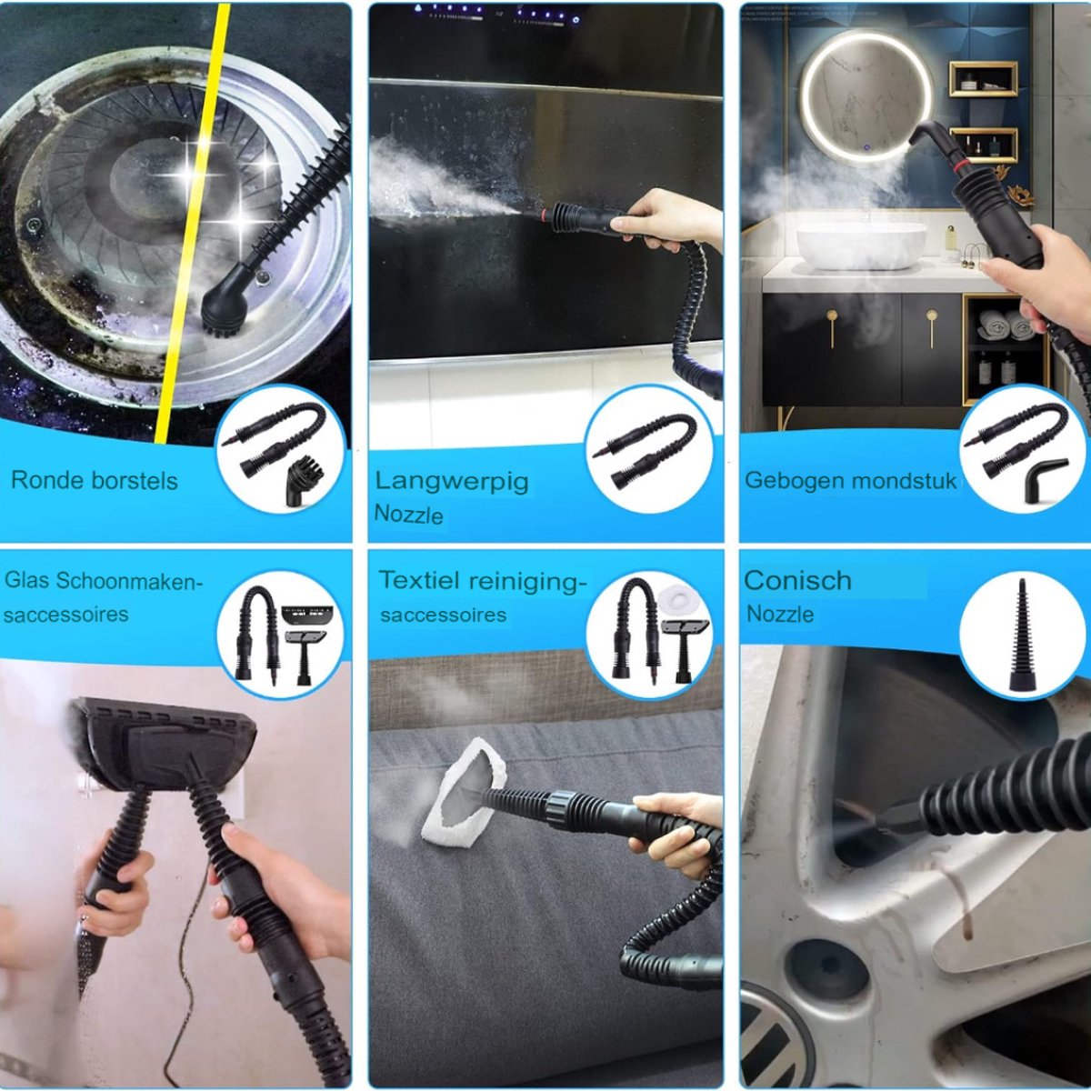 Stoomreiniger Vloer - Stoomreinigers Vloer En Tapijt - Tapijtreiniger Machine - Reinigingsmachine - Bankreiniger