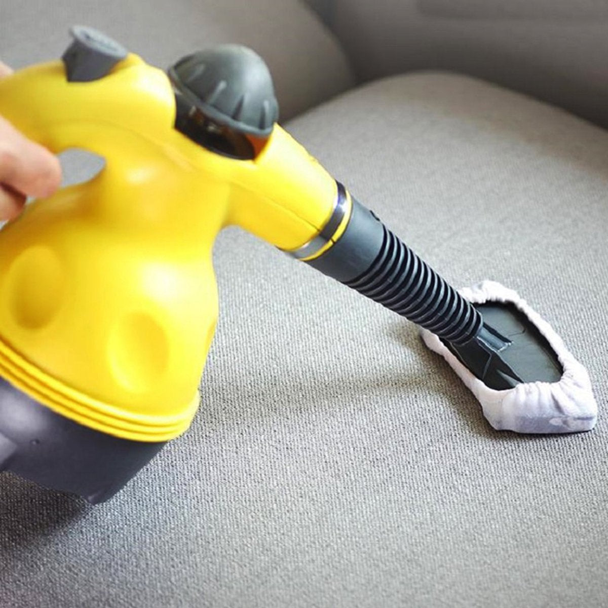 8-piece steam cleaner - Stain remover - Textiles - Sofa - Couch - Floor - Carpet - Kitchen - Upholstery - Furniture cleaner