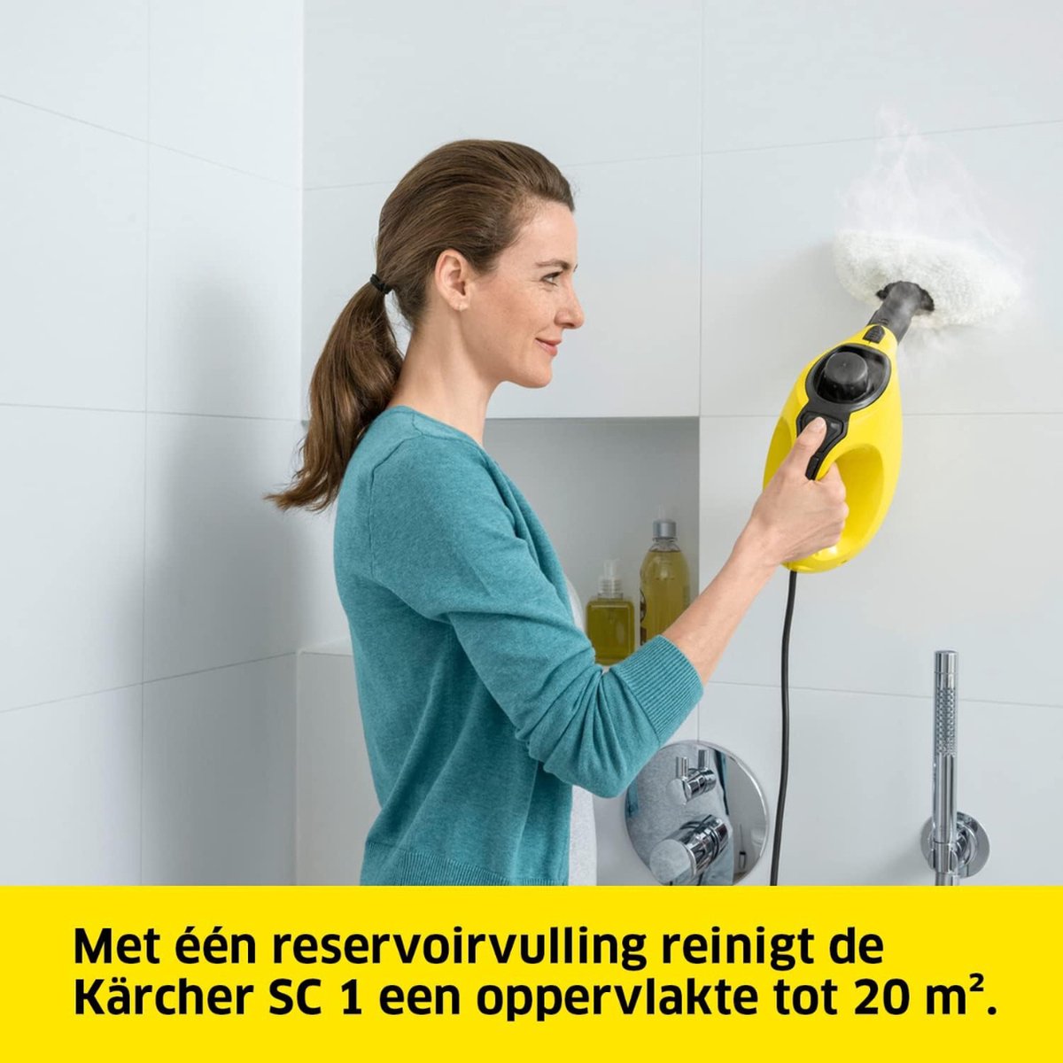 Stoomreiniger - Vloerstoomreiniger - Ronde Borstel - Multifunctioneel - Easyfix - Alle Vloeren