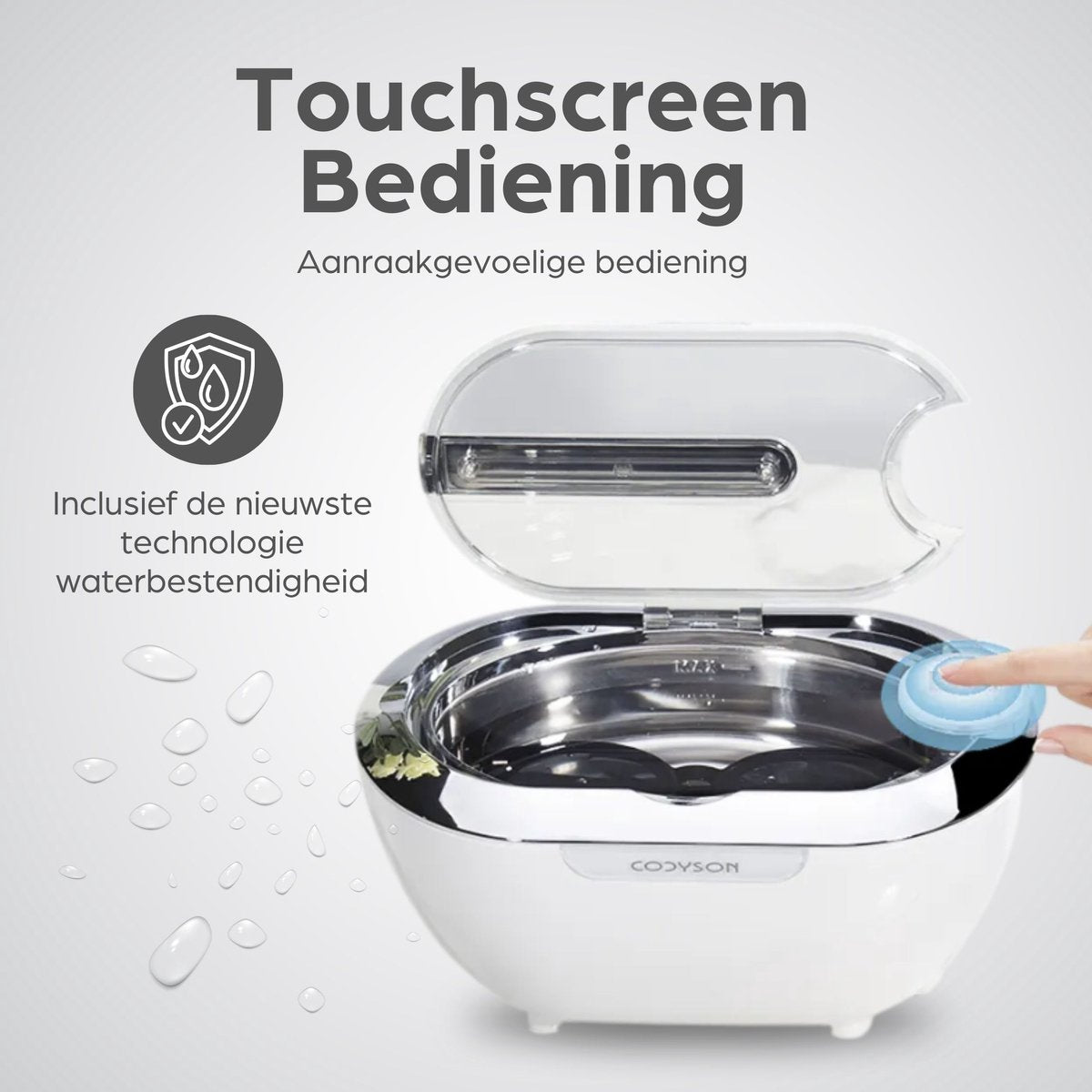 Ultrasone Reiniger 700 ml - Kunstgebittenreiniger - Mondbeugelreiniger - Ultrasonic Cleaner - ultrasone reiniger - sieraden - brillen