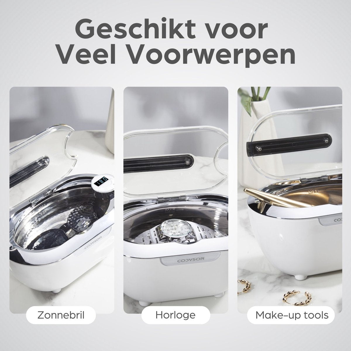 Ultrasone Reiniger 700 ml - Kunstgebittenreiniger - Mondbeugelreiniger - Ultrasonic Cleaner - ultrasone reiniger - sieraden - brillen