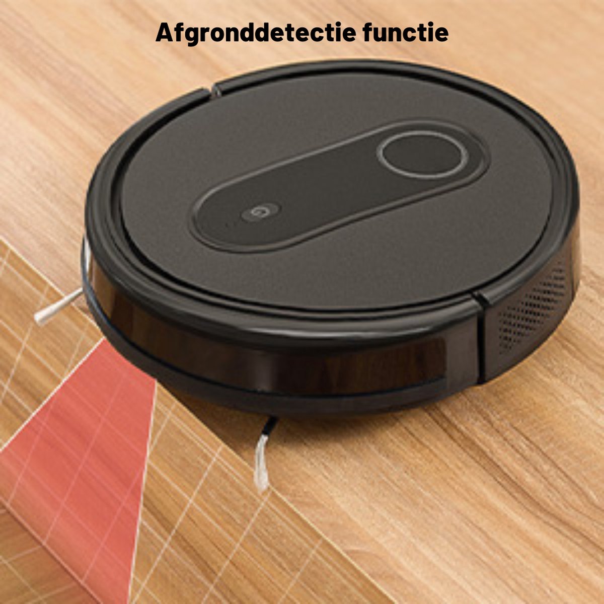 Robotstofzuiger Met Laadstation - Robotstofzuiger Met Dweilfunctie - Robot Stofzuiger - Dweilrobot - Dweilmachine - Dweilsysteem Elektrisch - Huisdieren - 120 Minuten Looptijd - Ultraplat En Stil Ontwerp - Met WiFi-App En Spraakbediening