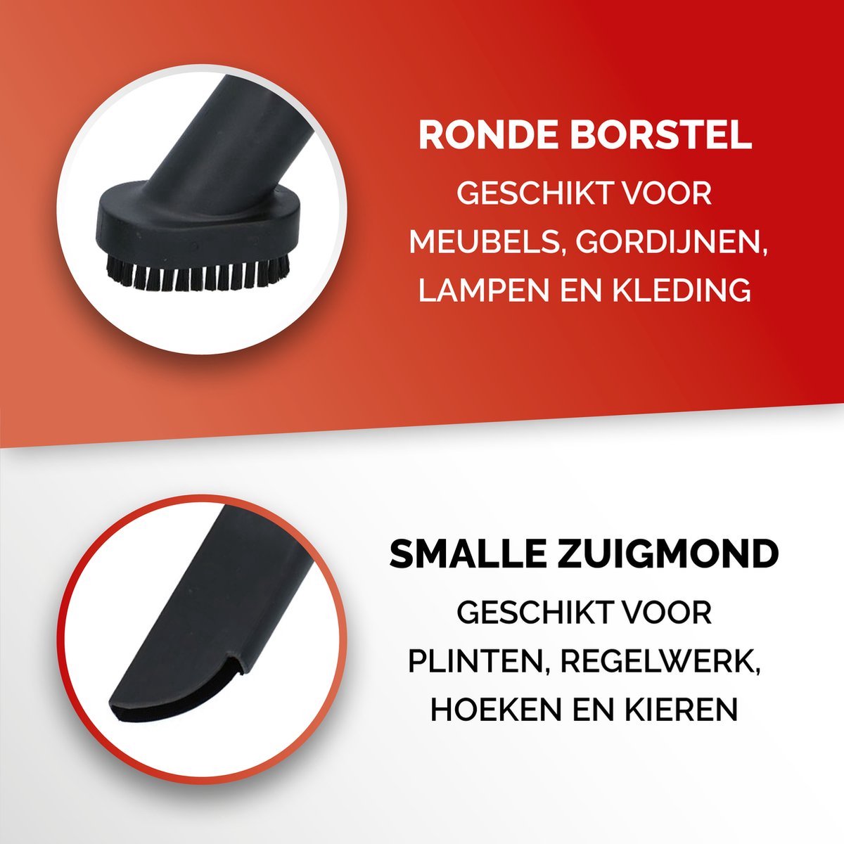 Royalty Line Zakloze Stofzuiger - 2 Liter - Cycloonstofzuiger - Stofzuigers - 5 Niveaus Filtering - Sterke Zuigkracht - Compact en Licht - Gemakkelijk Schoon Te Maken - Rood