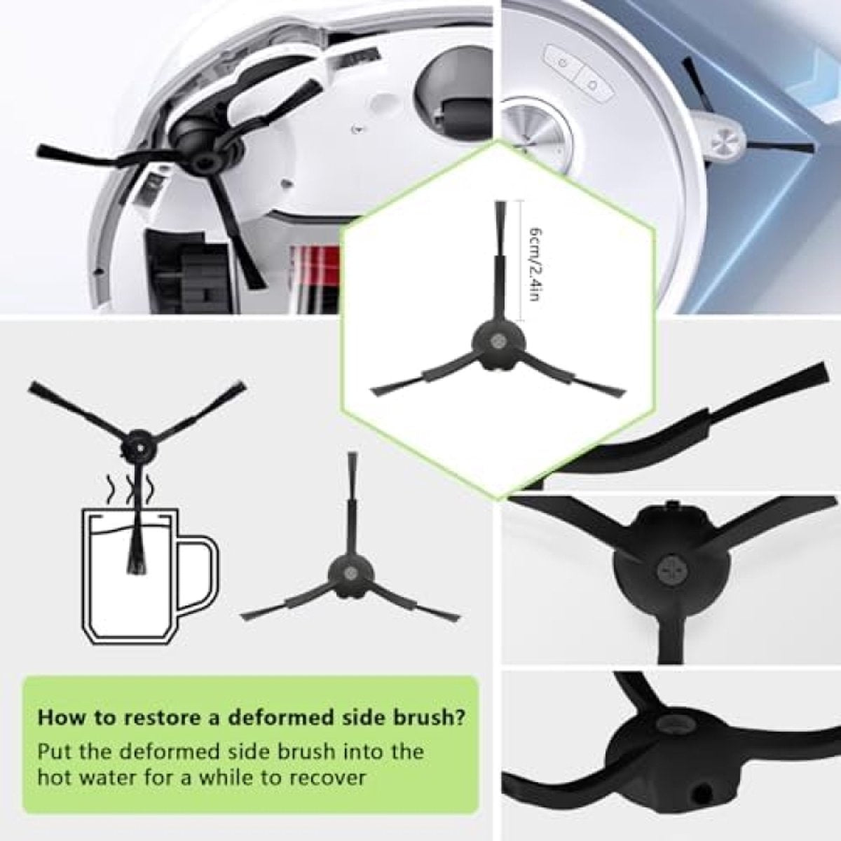 Accessory kit for Roborock Qrevo pro/Qrevo maxv/Qrevo S, robot vacuum cleaner spare parts