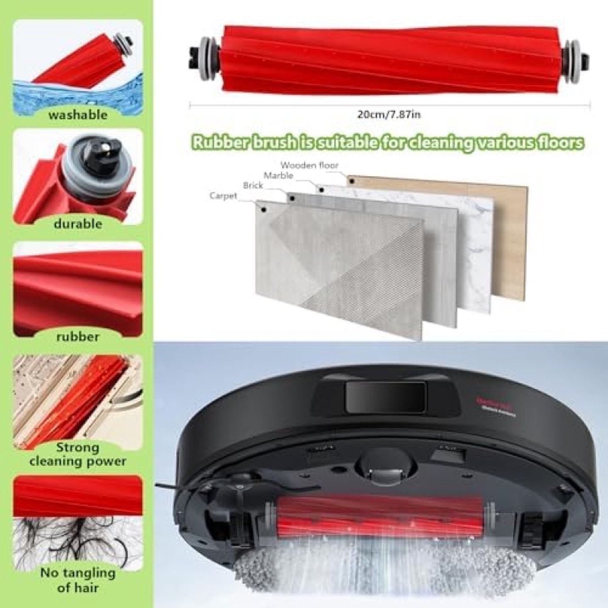 Accessory kit for Roborock Qrevo pro/Qrevo maxv/Qrevo S, robot vacuum cleaner spare parts