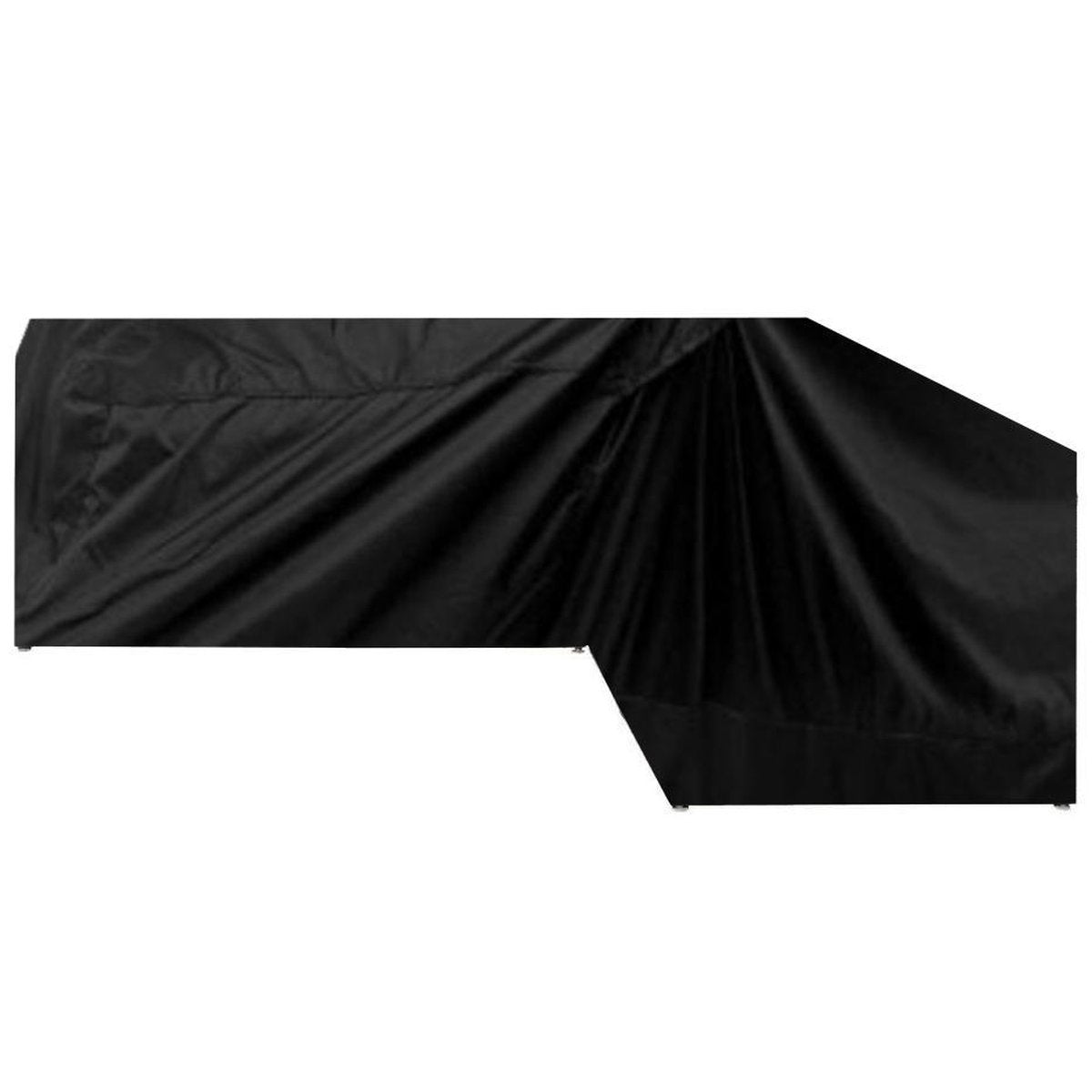 Hoes Tuinmeubelen - Loungesethoes L-vorm - 260x260x100x70 cm - Zwart