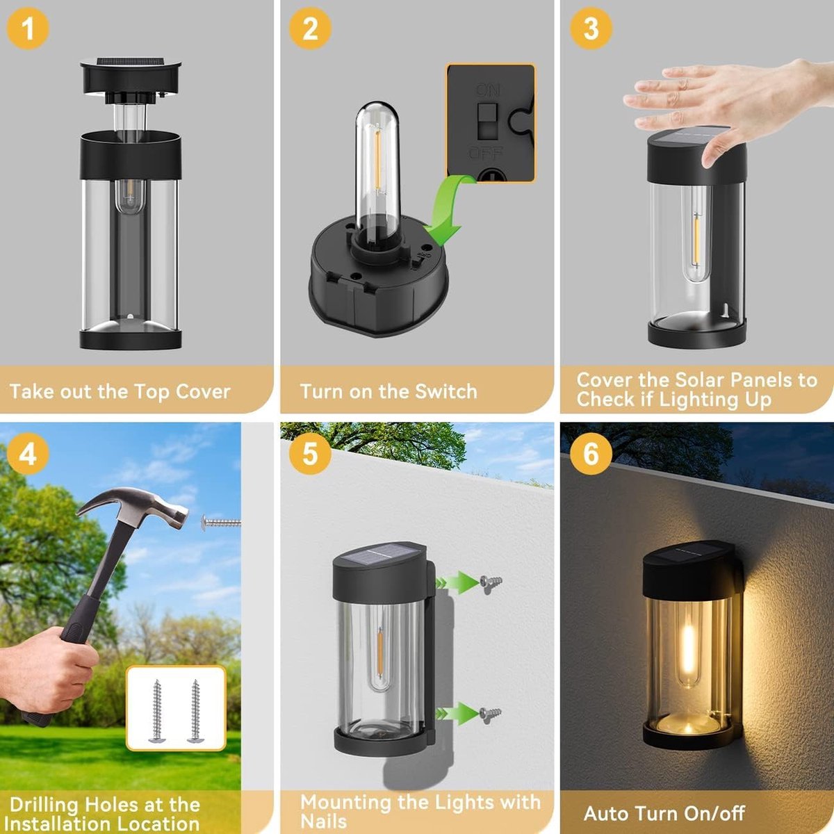 Tuinlamp - Tuinverlichting - Tuinverlichting - Padverlichting - Buiten - Solar Tuinverlichting - Tuinverlichting - Buitenverlichting