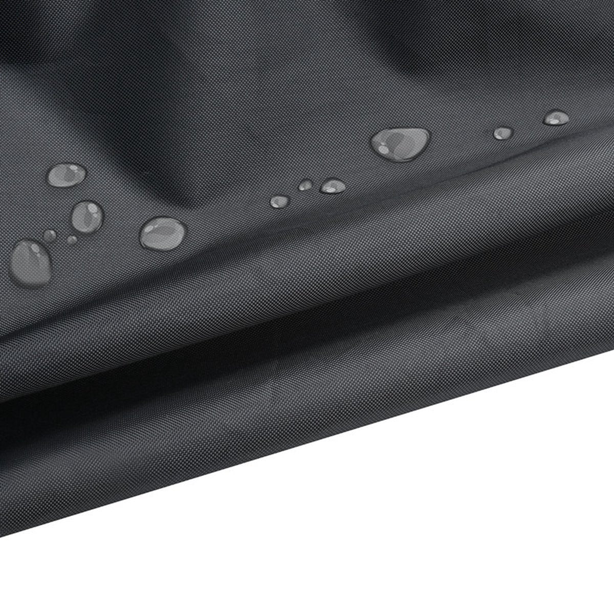 Luxe 210D Oxford Beschermhoes voor 3-zits Tuinschommel - Waterdicht, Stofdicht en UV-bestendig - Duurzaam en Weerbestendig - 225*155*150cm - Zwart