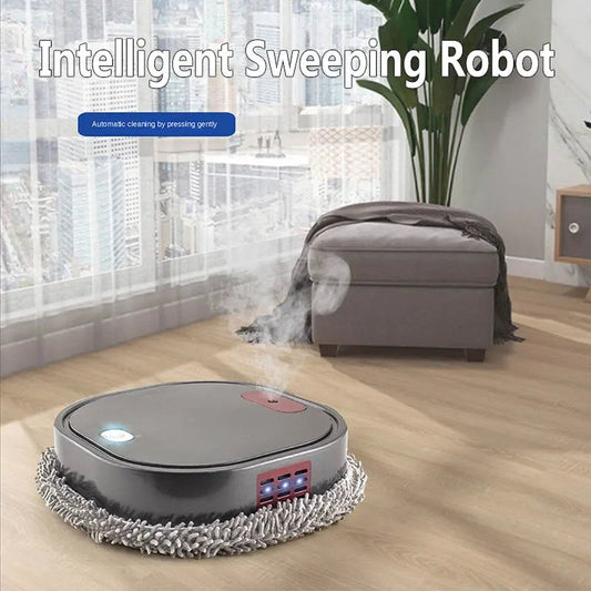 2024 New Rechargeable Smart Mopping Robot - 3-in-1 Vacuum Cleaner and Mop with Spray Function for Dry and Wet Use | Robot Vacuum Cleaner | Mopping and Vacuuming