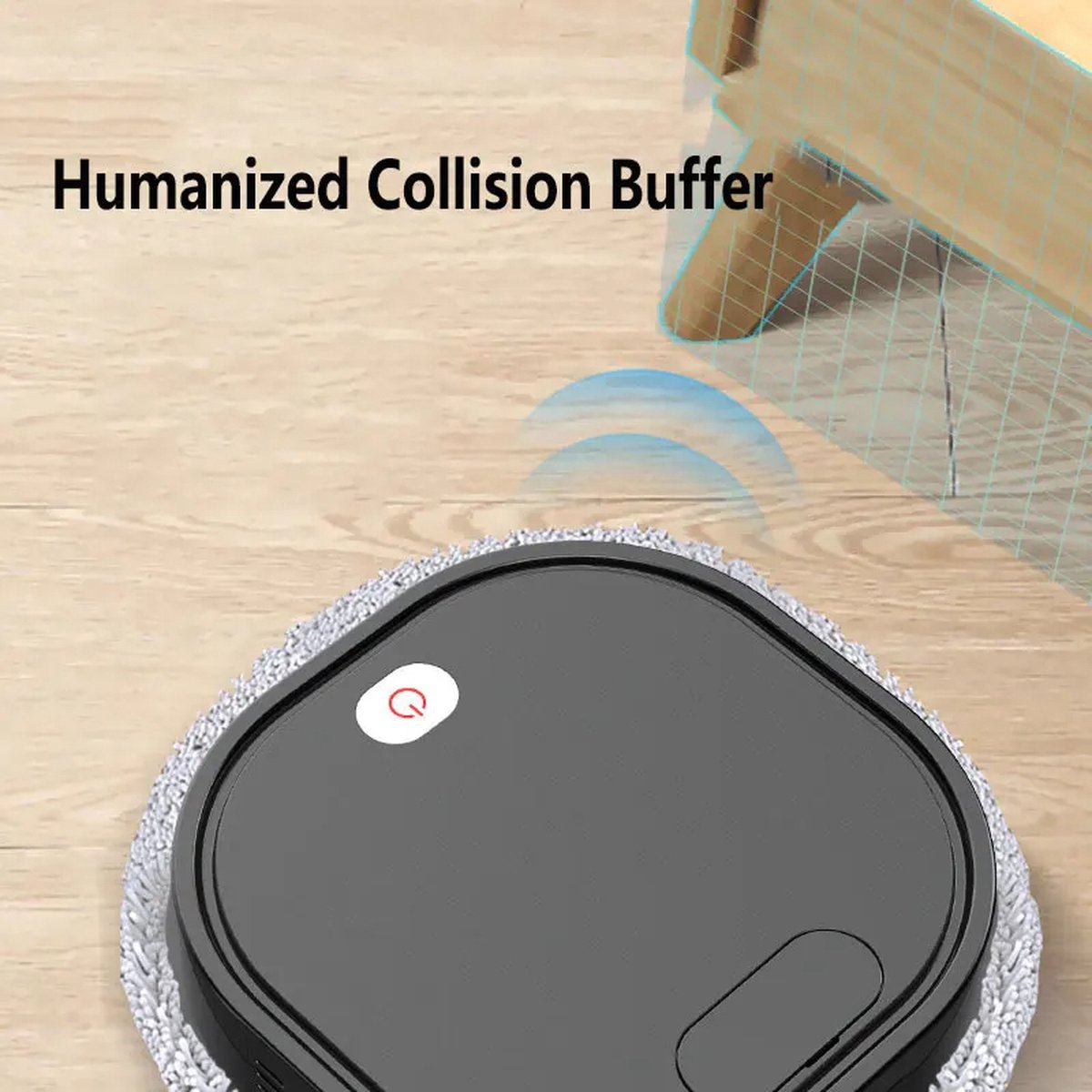 2024 New Rechargeable Smart Mopping Robot - 3-in-1 Vacuum Cleaner and Mop with Spray Function for Dry and Wet Use | Robot Vacuum Cleaner | Mopping and Vacuuming