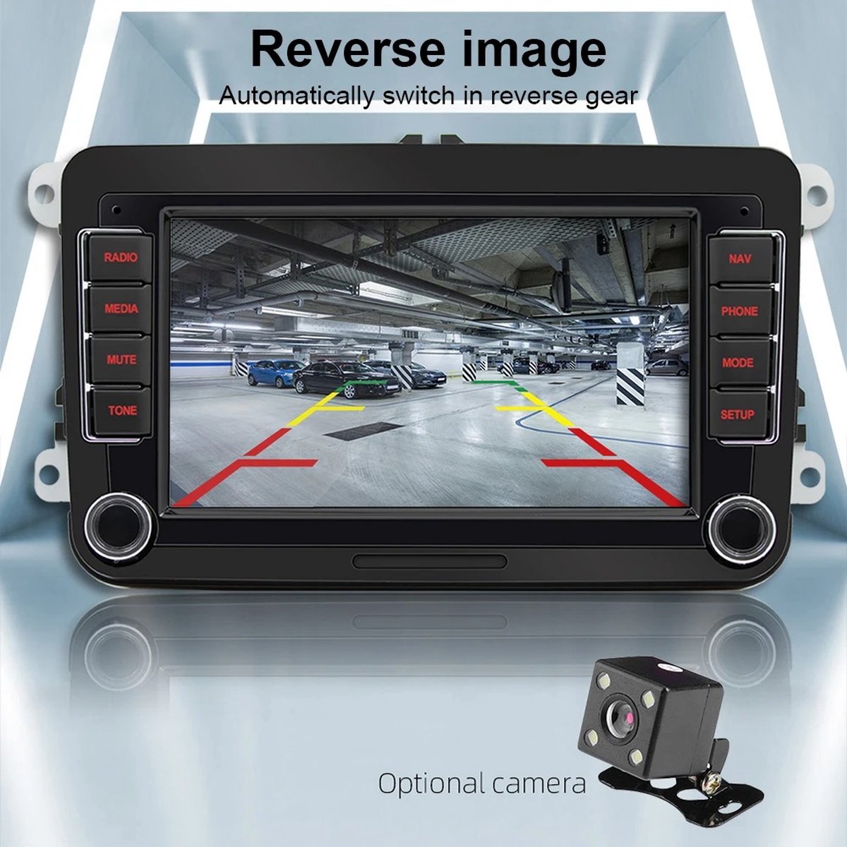 Autoradio - Android Carplay - Bluetooth Radio - Skoda Octavia Volkswagen Golf 5 6 Touran Passat Polo Jetta