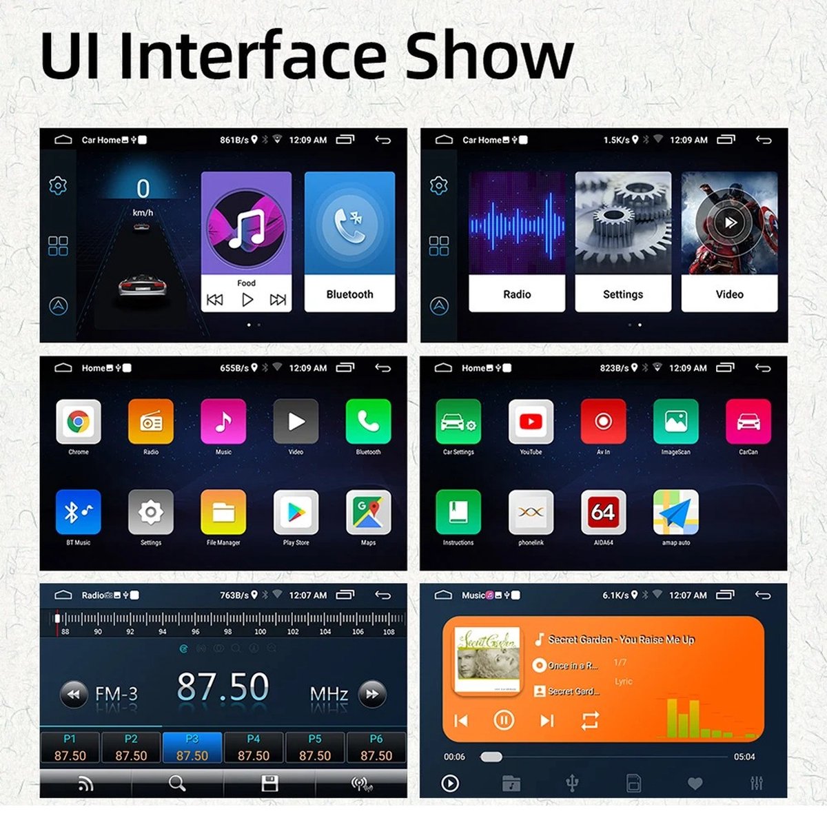 Autoradio - Android Carplay - Bluetooth Radio - Skoda Octavia Volkswagen Golf 5 6 Touran Passat Polo Jetta