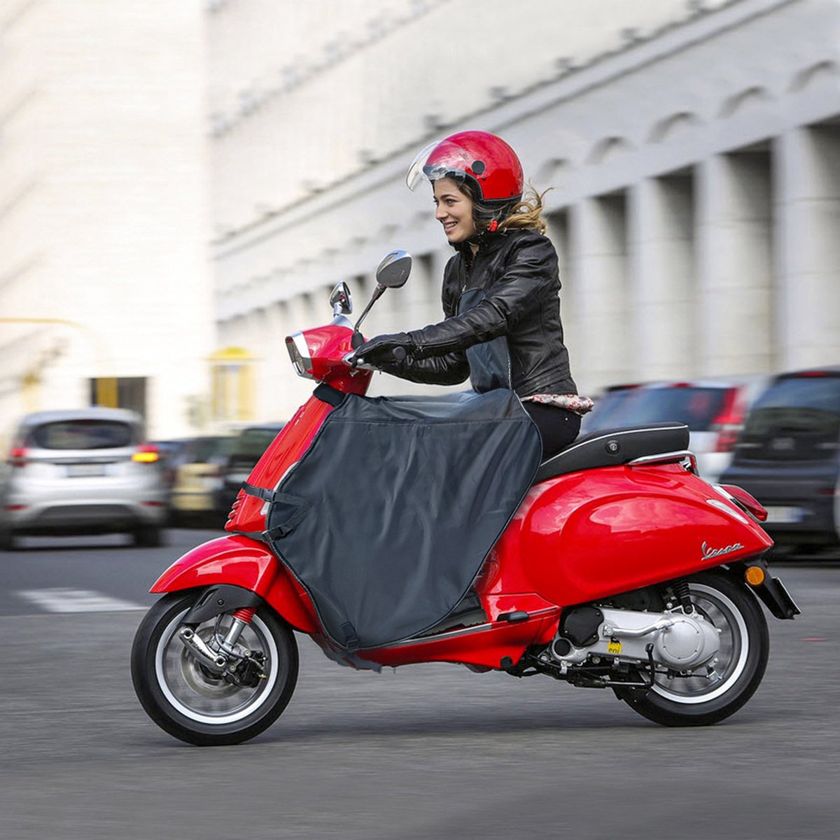Beenkleed Universeel - Scooter Heavy Duty - voor Vespa - Scooter Beenkleed - Waterdicht - Fleece deken - Beenwarmer - Winddicht