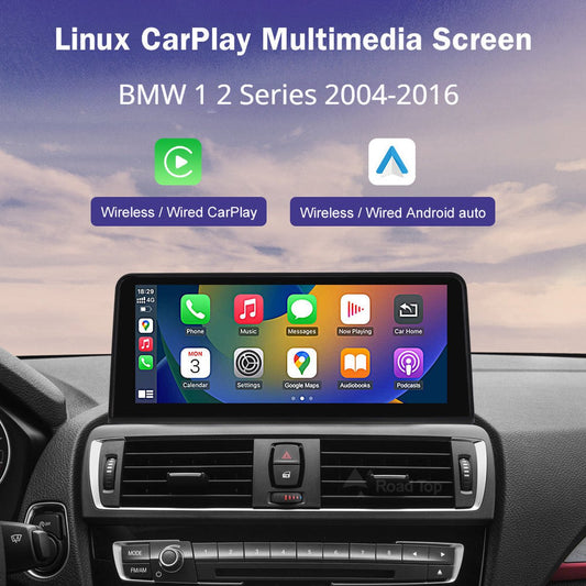 Auto Radio en Multimedia Scherm - CarPlay - Geschikt voor BMW 1/2 Serie (2004-2016)