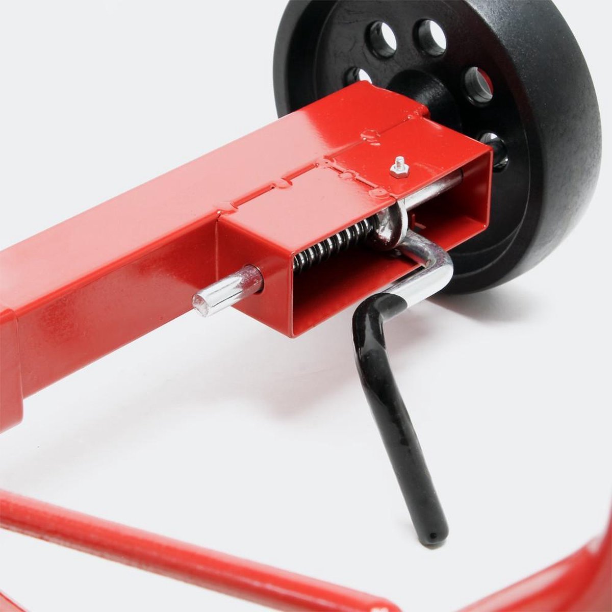 Banden- en velgenrek met trolley