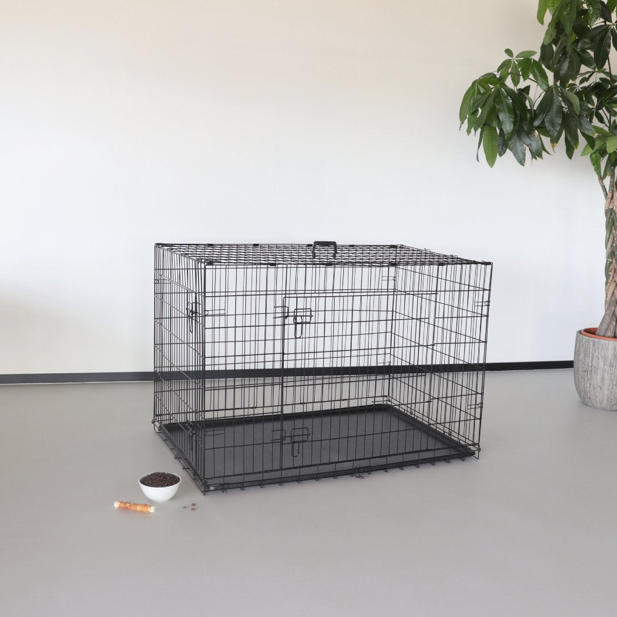 Hondenbench Sterk 122x77x82cm hondenbench 2 deuren