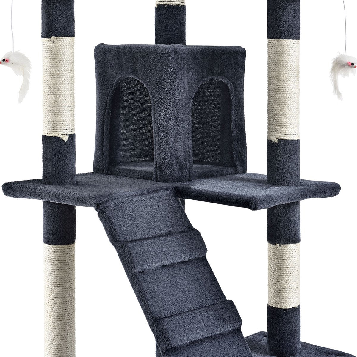 Cat Scratching Post - Amy - Dark Grey