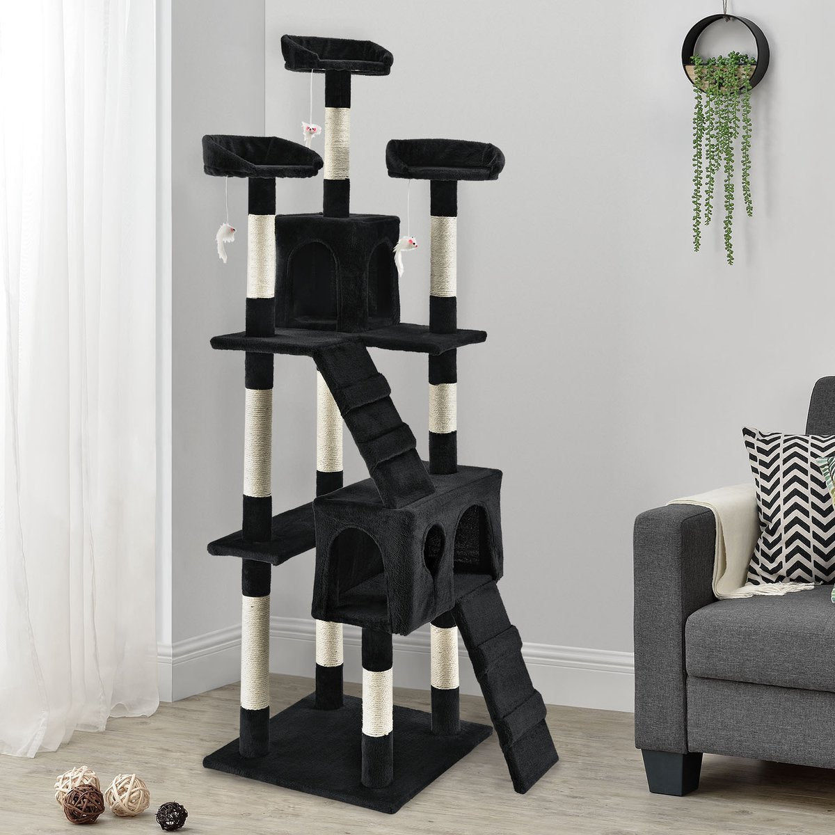 Cat Scratcher - Amy - Black