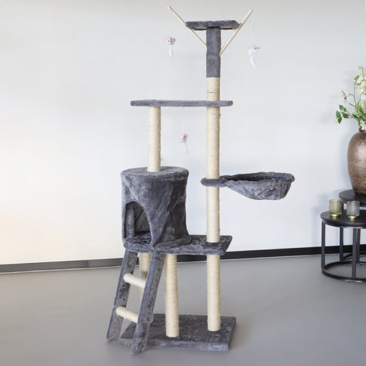 Saar - Krabpaal - Grijs - 50 x 35 x 138 cm