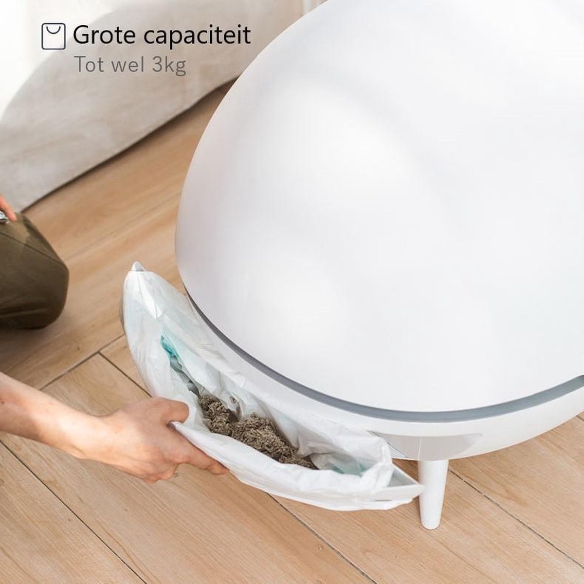 Premium cat litter box - automatic - self-cleaning - electric cat litter box - Design cat litter box