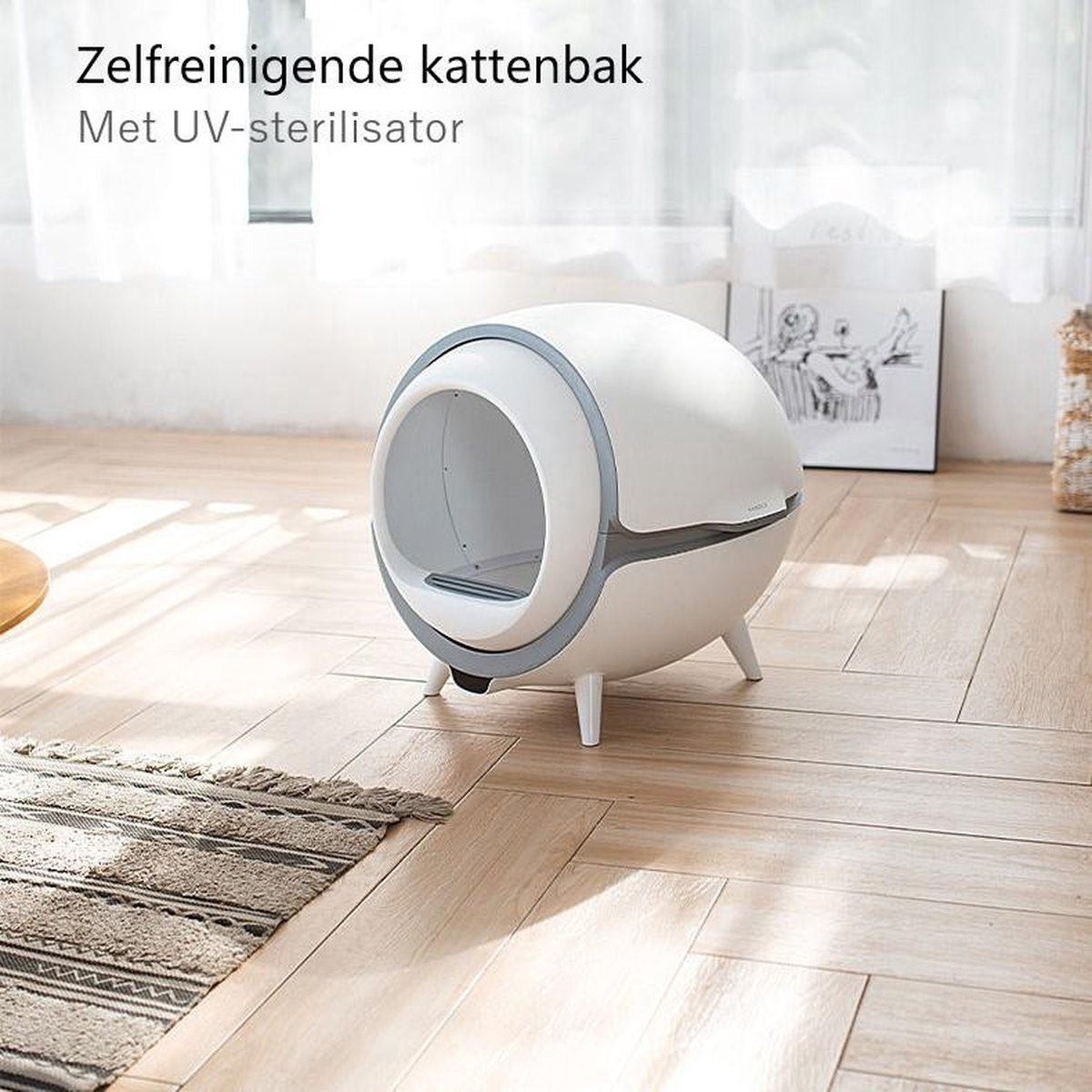 Premium cat litter box - automatic - self-cleaning - electric cat litter box - Design cat litter box