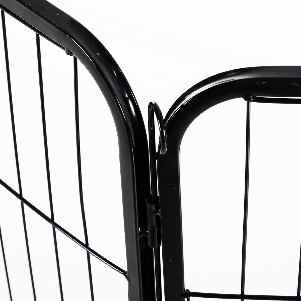 Dog run XL - Puppy run - Dog crate - Steel - 80 cm high - 640 cm circumference - Expandable
