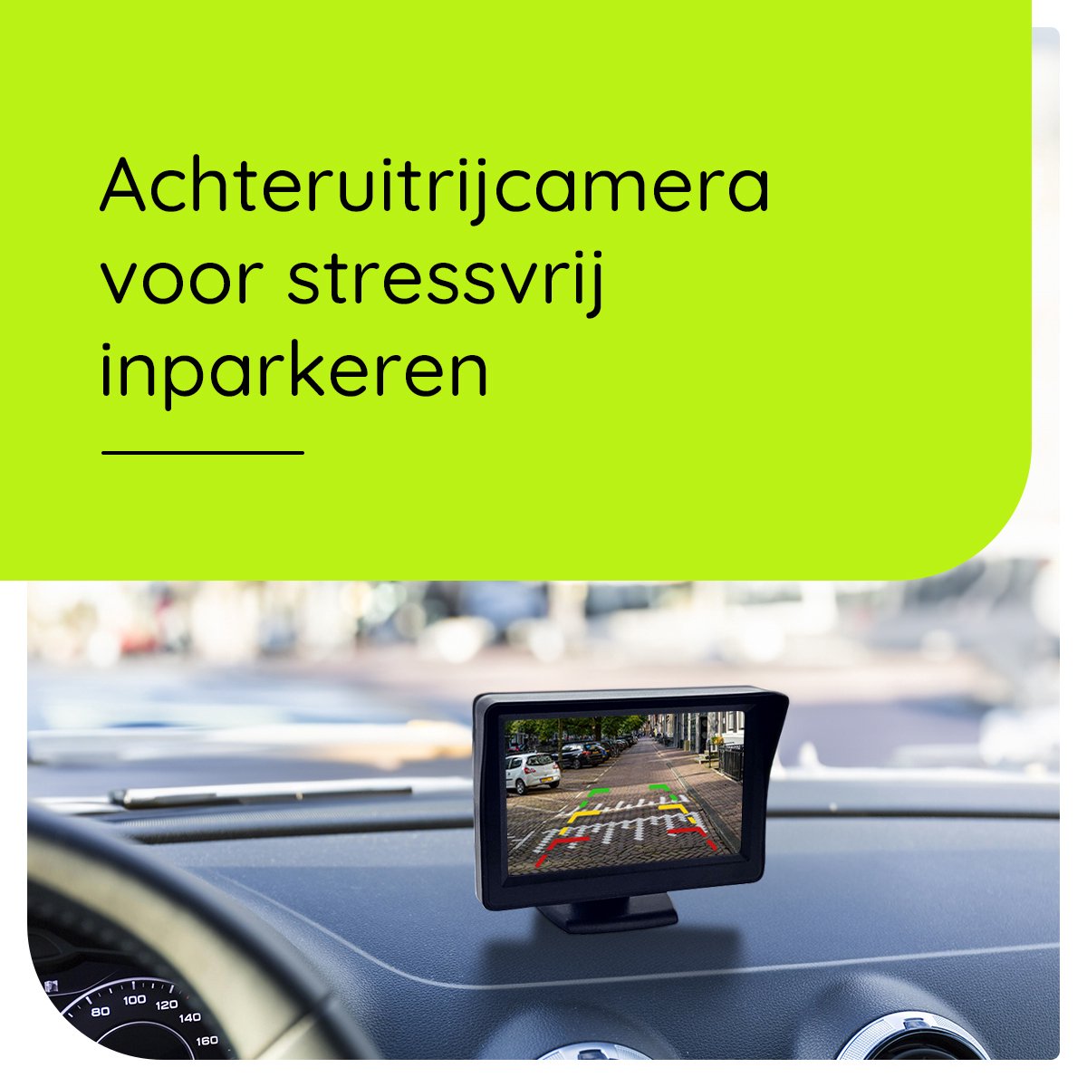 Wireless Reversing Camera with Night Vision - Parking Aid - 5 inch HD Ready - Complete set