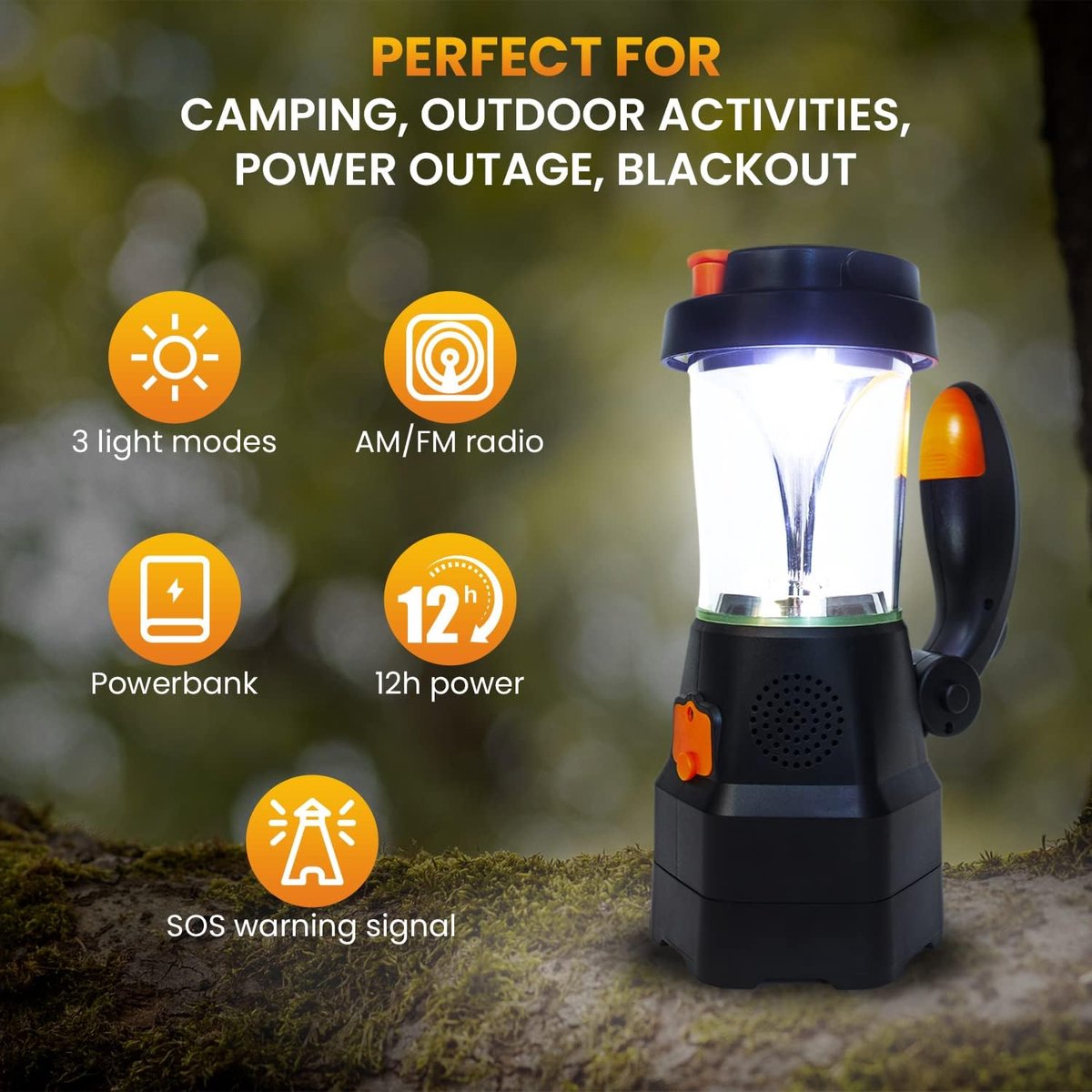 Emergency Kit Quality - survival set - emergency kit - home emergency kit - 3-piece set - emergency radio - water filter - survival lamp - power bank