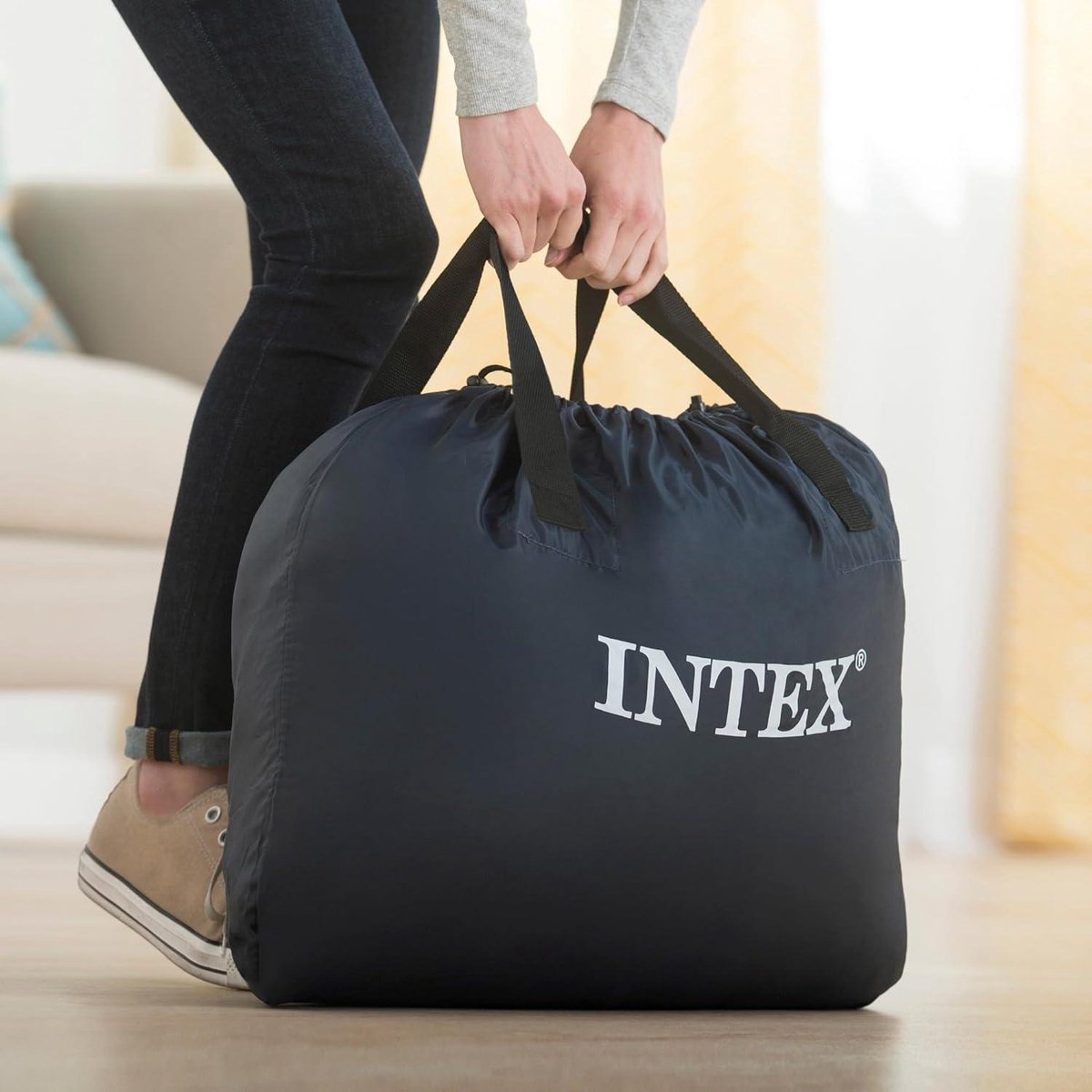 Ultra Plush Luchtbed met Ingebouwde Pomp 2-Personen - 203 x 152 x 46 cm