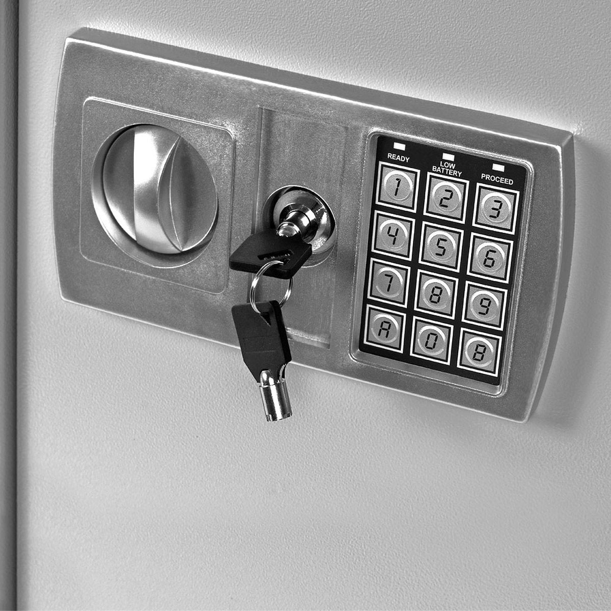 Safe with electronic lock - door thickness 4mm
