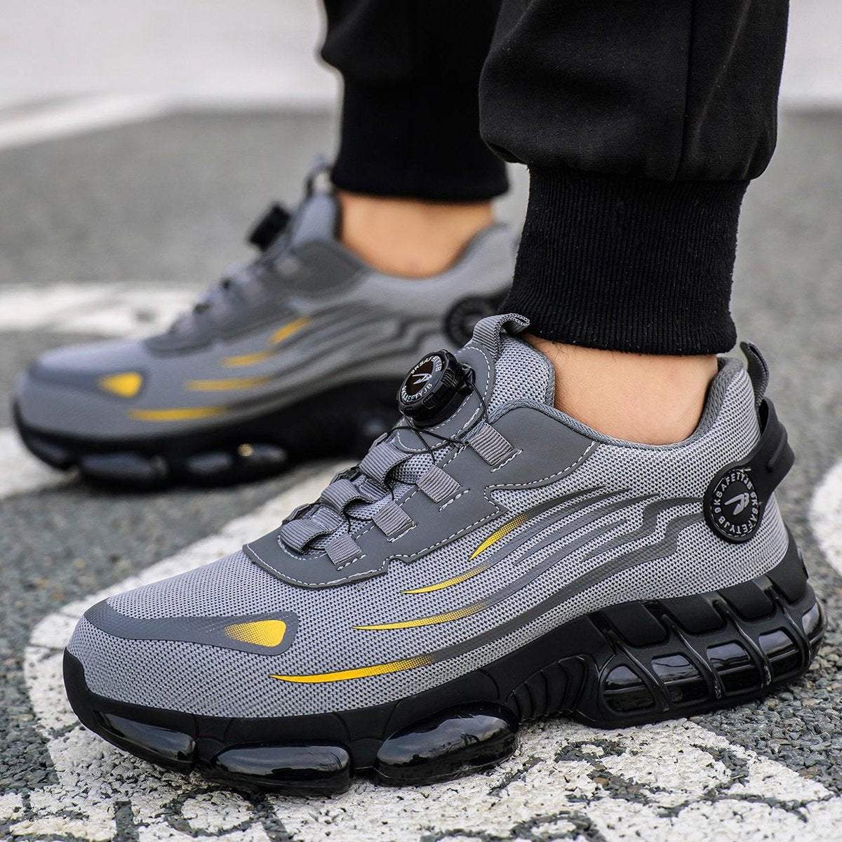 Veiligheidsschoenen - Werklaarzen voor dames en heren - Stalen neus - Sneaker - Antislip - Unisex - Ademend en licht ontwerp - Maat 47