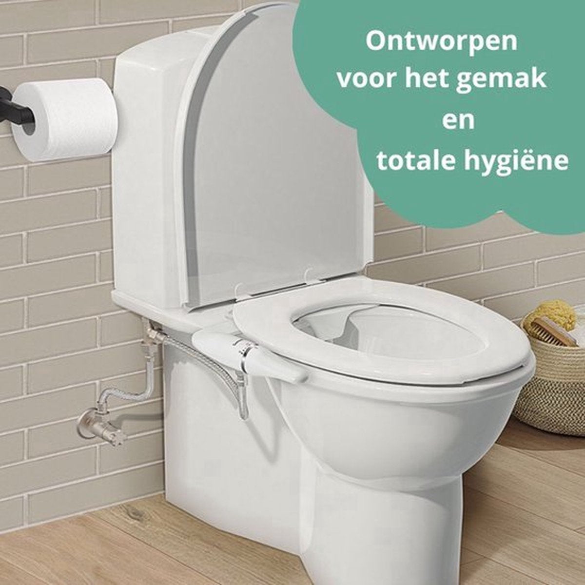 Wc bidet - bidet - bidet met wc-brilbevestiging - toiletbrilbidet - hygiënische douche - wc-brilbidet - handdouchebidet - wc-sproeier - badkameraccessoires - bidetsproeier - wc-bidetsproeier