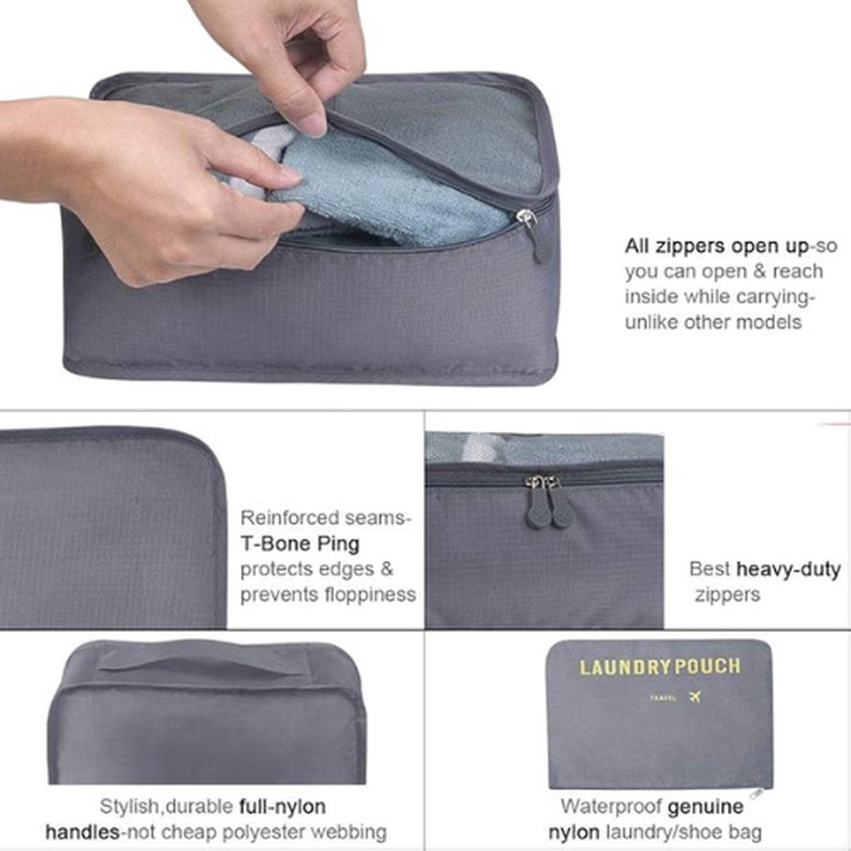 Packing Cubes Backpack - Koffer Organizer Set - Voor Backpack & Koffer - Cubes - Reisrugzak Organizer