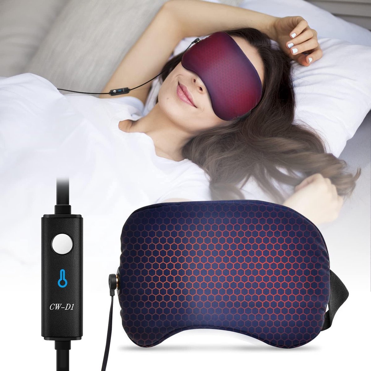 Verwarmd Oogmasker - Verwarmd Oogmasker voor Droge Ogen - Warmte Oogmasker - Oogmasker met Warmtetherapie