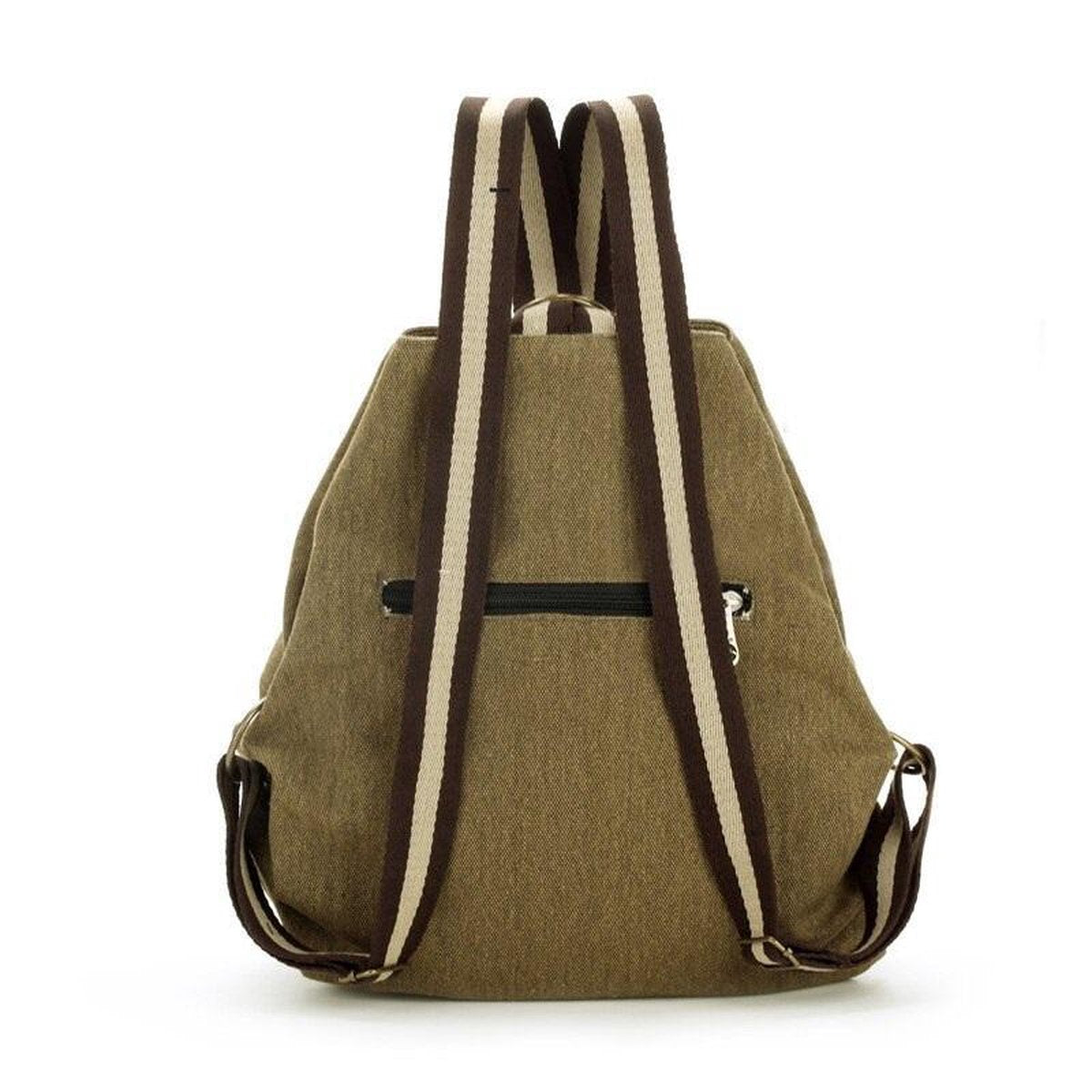 Backpack travel bag shoulder bag Vintage holiday travel bag school bag. Sturdy bag with 6 extra storage compartments