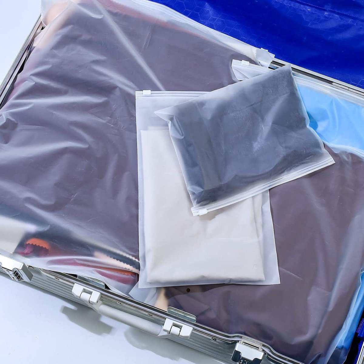 20 stuks - Kledingzakken voor inpakken - Reistas met rits - Matte compressiezak - Voor reistas - Kleding ondergoed - Schoenen - Cosmetica Koffer Organizer