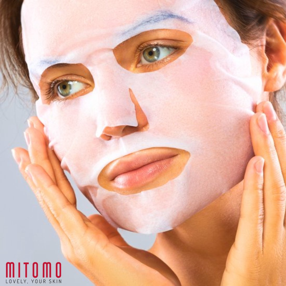 Mitomo Collageen & Lithospermum Masker - Gezichtsmaskers Verzorging - Gezichtsmasker - 12 x 25g - Gezichtsmaskers & -Strips - Gezichtsmasker - Sheet Mask - Skincare Producten - Skincare - Gezichtsverzorging