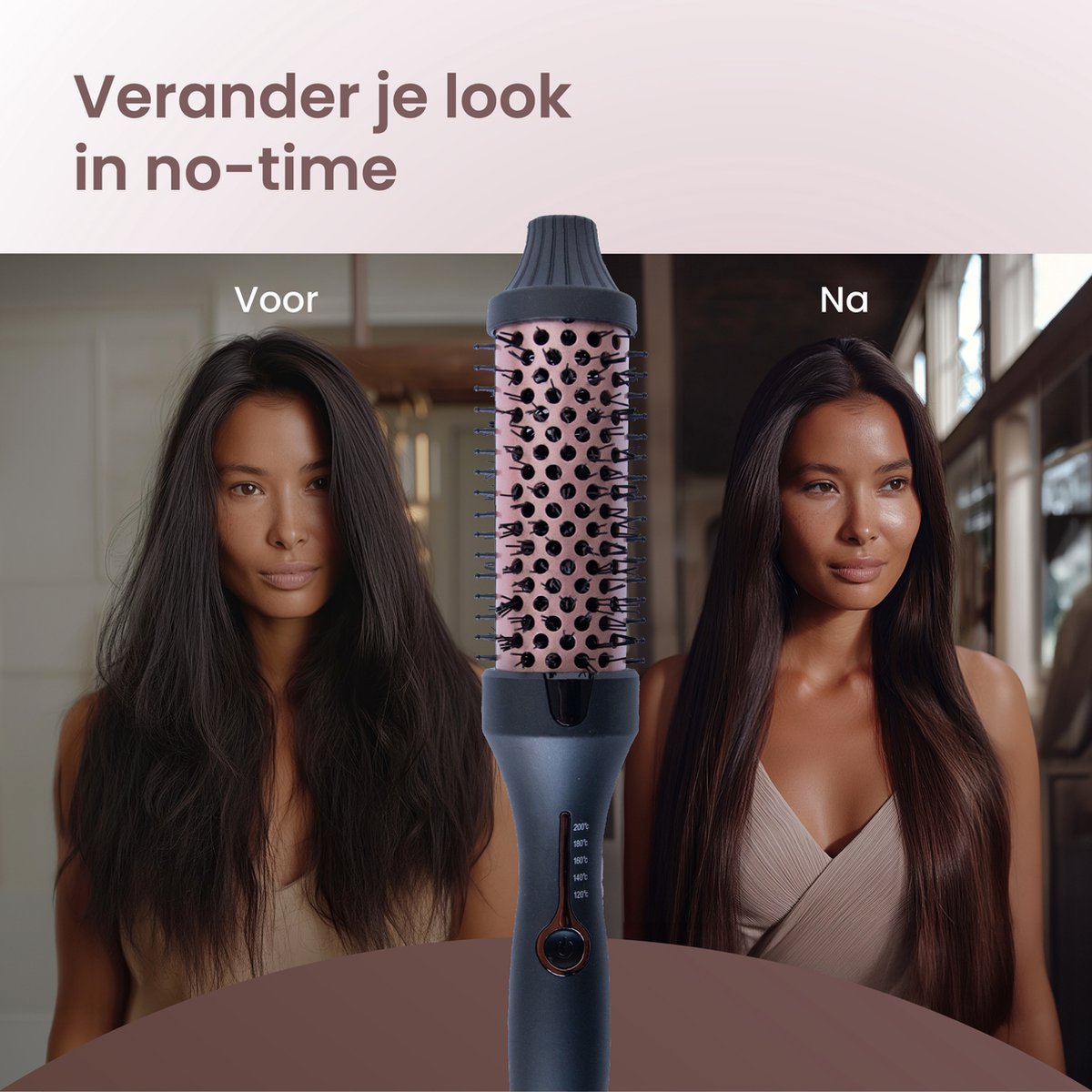 Thermal Brush - Krulborstel - Föhnborstel - Stijlborstel - 38mm - Keramische Warmteborstel - Ionentechnologie
