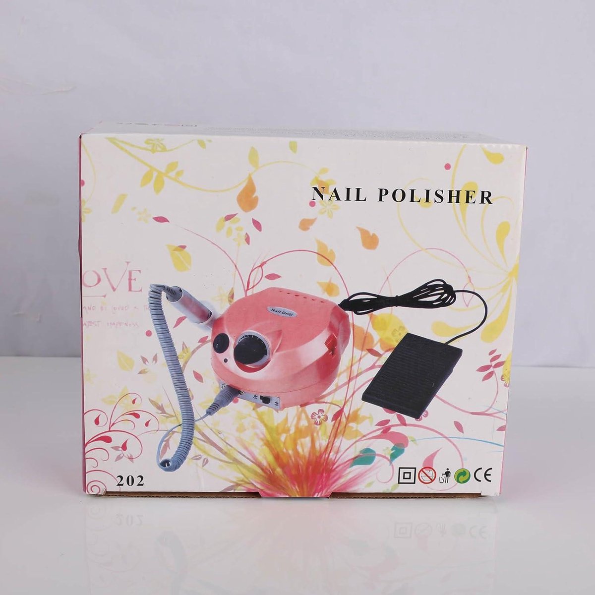 AISEELY Elektrische Nagelfrees - Nagelvijl Manicureset - Nagelboor Kit - 30.000 tpm - Instelbare Snelheid - Veilig voor Beginners en Professionals - Goud