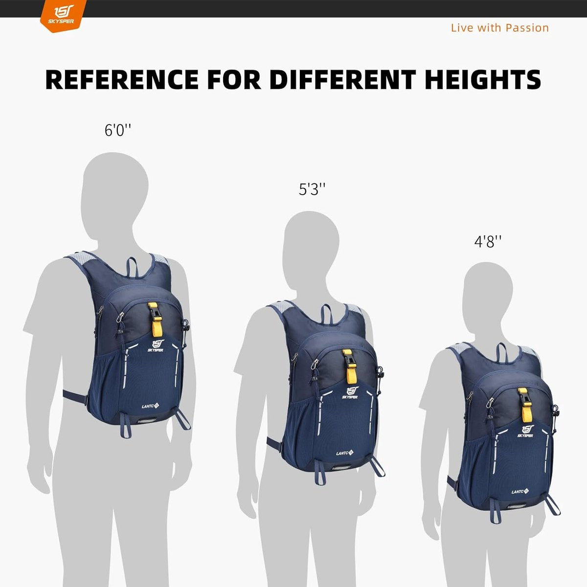 Hiking backpack, 15 litres, small daypack, trekking backpack, travel, daypack, hiking, backpack for men and women