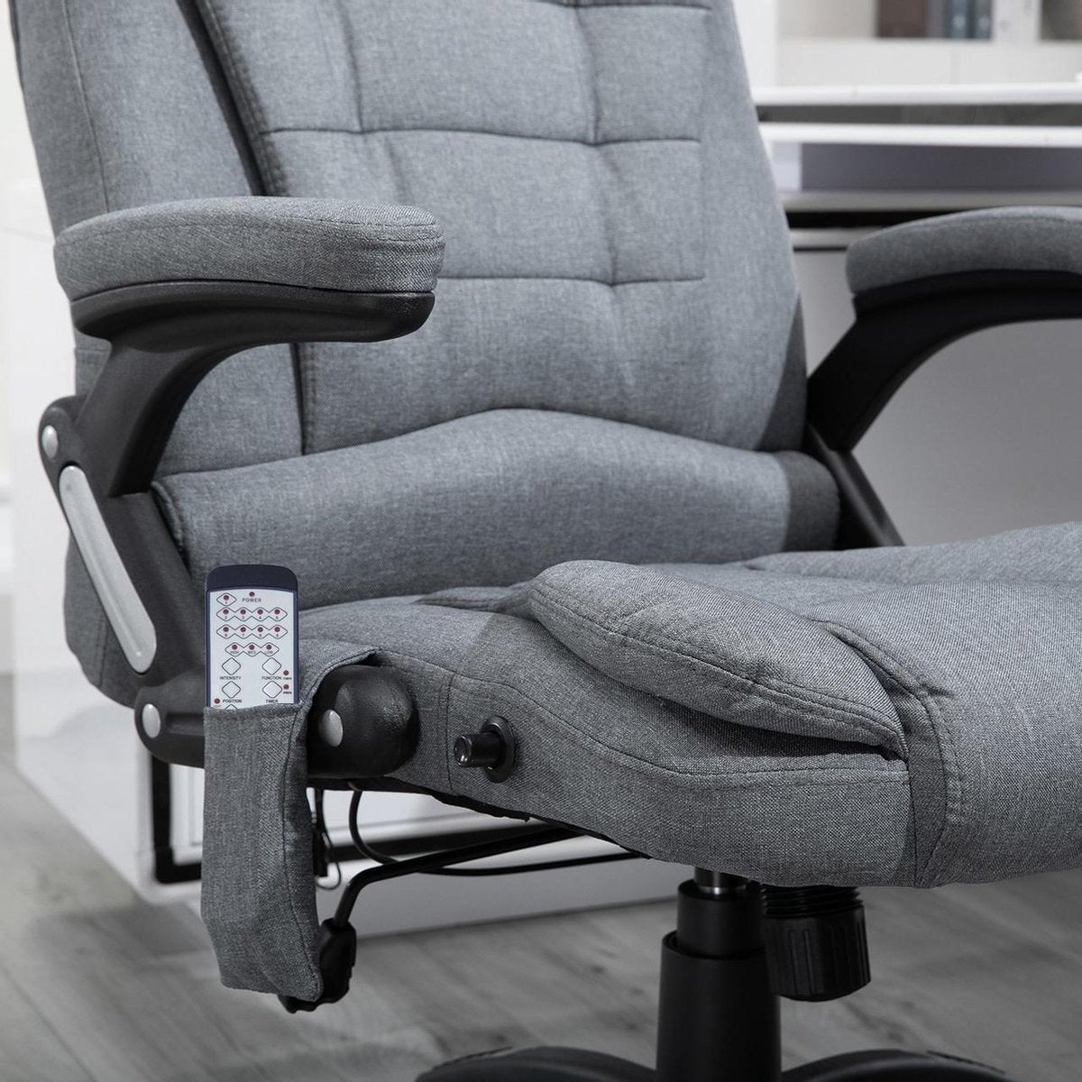 Office chair - Ergonomic office chair - Executive chair - Massage chair - Office chairs for adults - Grey
