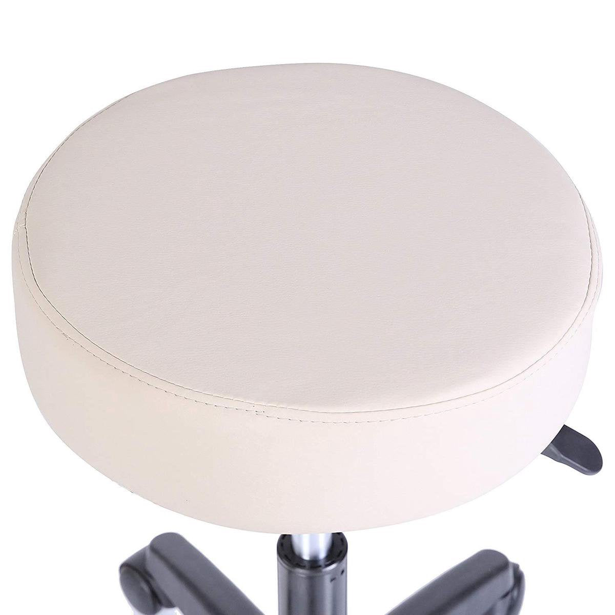 Work Stool Beige, rolling stool, work chair, stool