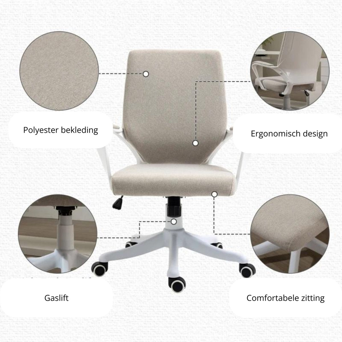 Office chair with recline function - Ergonomic office chair - Game chair - Gaming chair