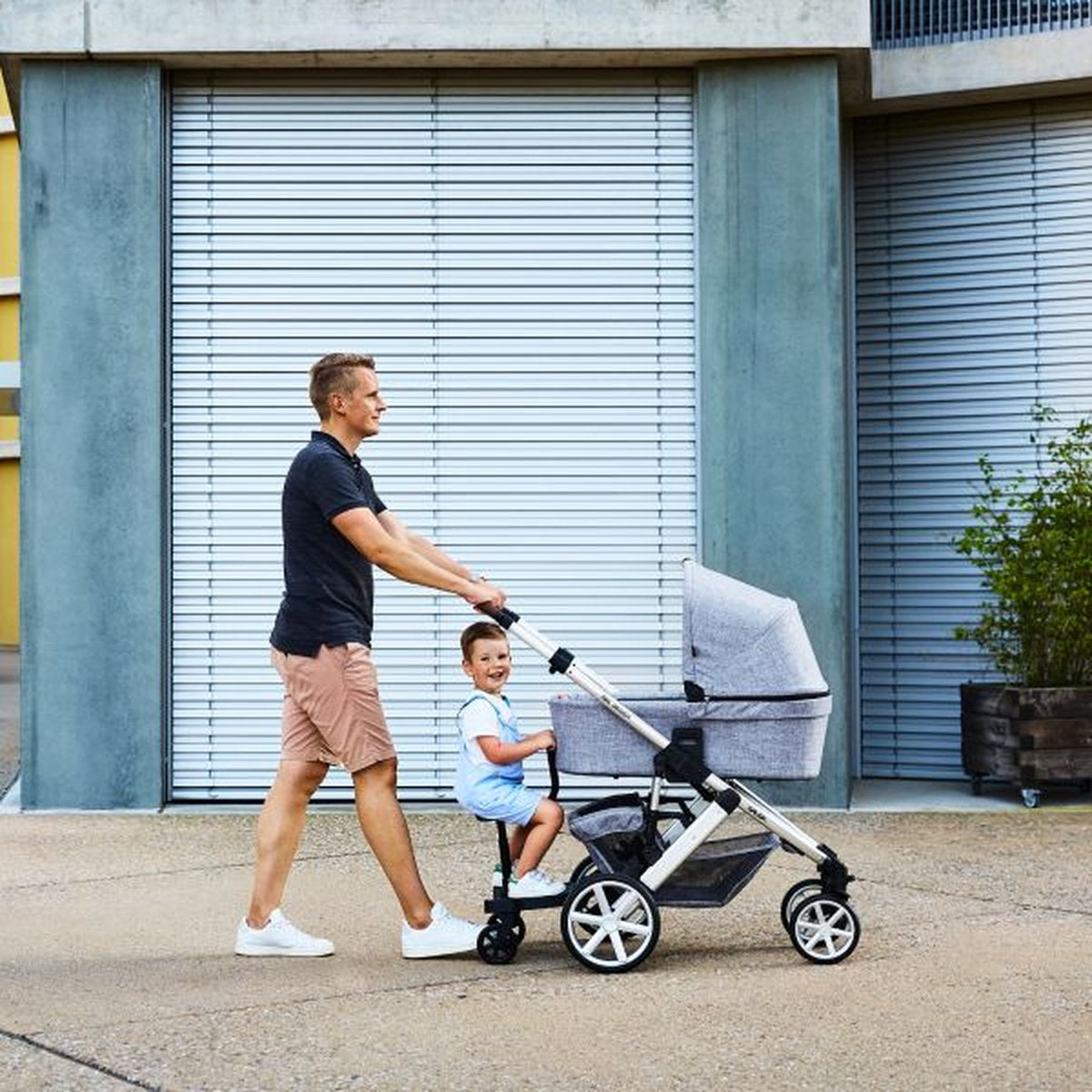 Meerijdplankje - Meerijdplankjes - Meerijplankje - Met Zitje - Voor Kinderwagen - Universeel