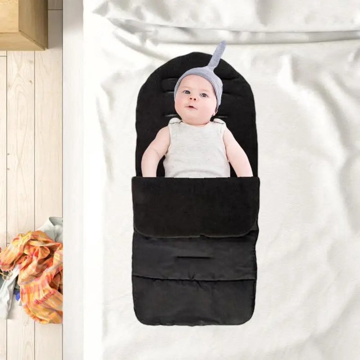 Footmuff Stroller - Footmuff Buggy - Footmuff Baby - Footmuff Universal - Car Seat - Black