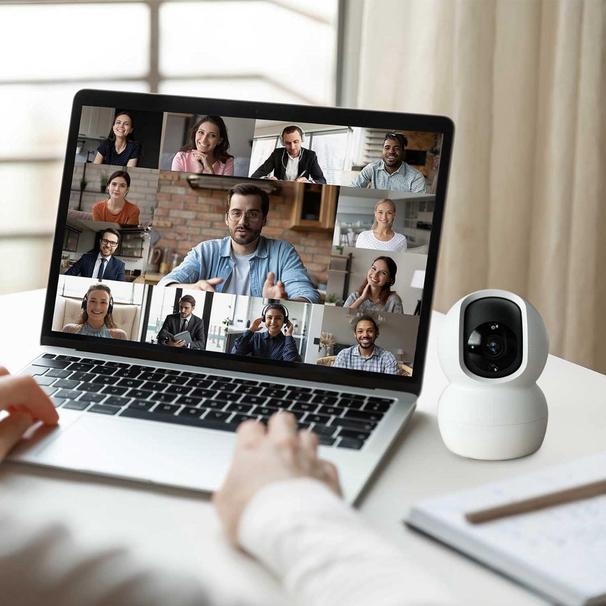 Equivera Babyfoon - Babyfoon met Camera - Baby Monitor - Baby Camera - Binnen - Multifunctioneel - Premium