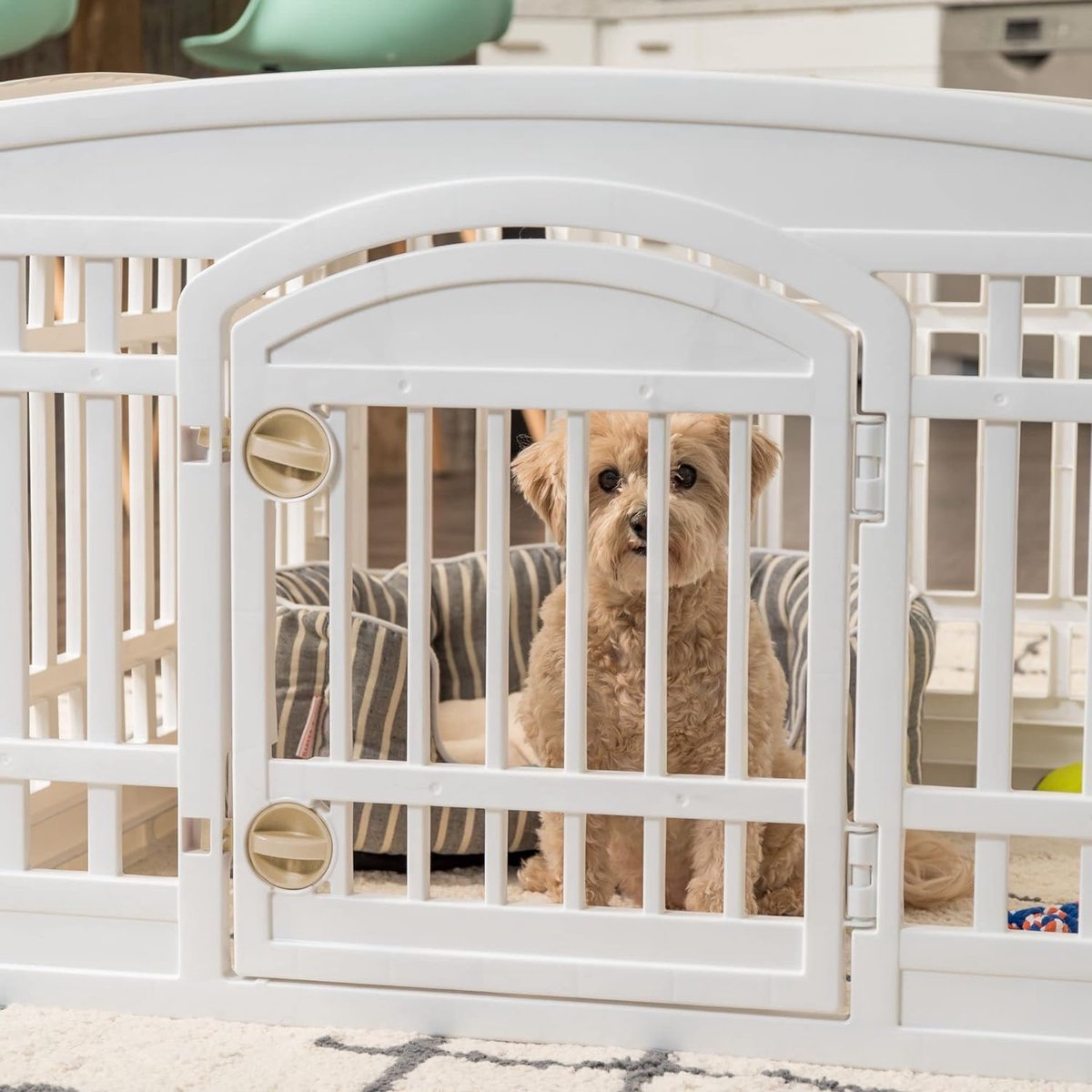 Playpen - Baby Playpen - Baby Playpen - Floor Playpen - Crawling Playpen - Safe Play Environment - Incl. Accessories