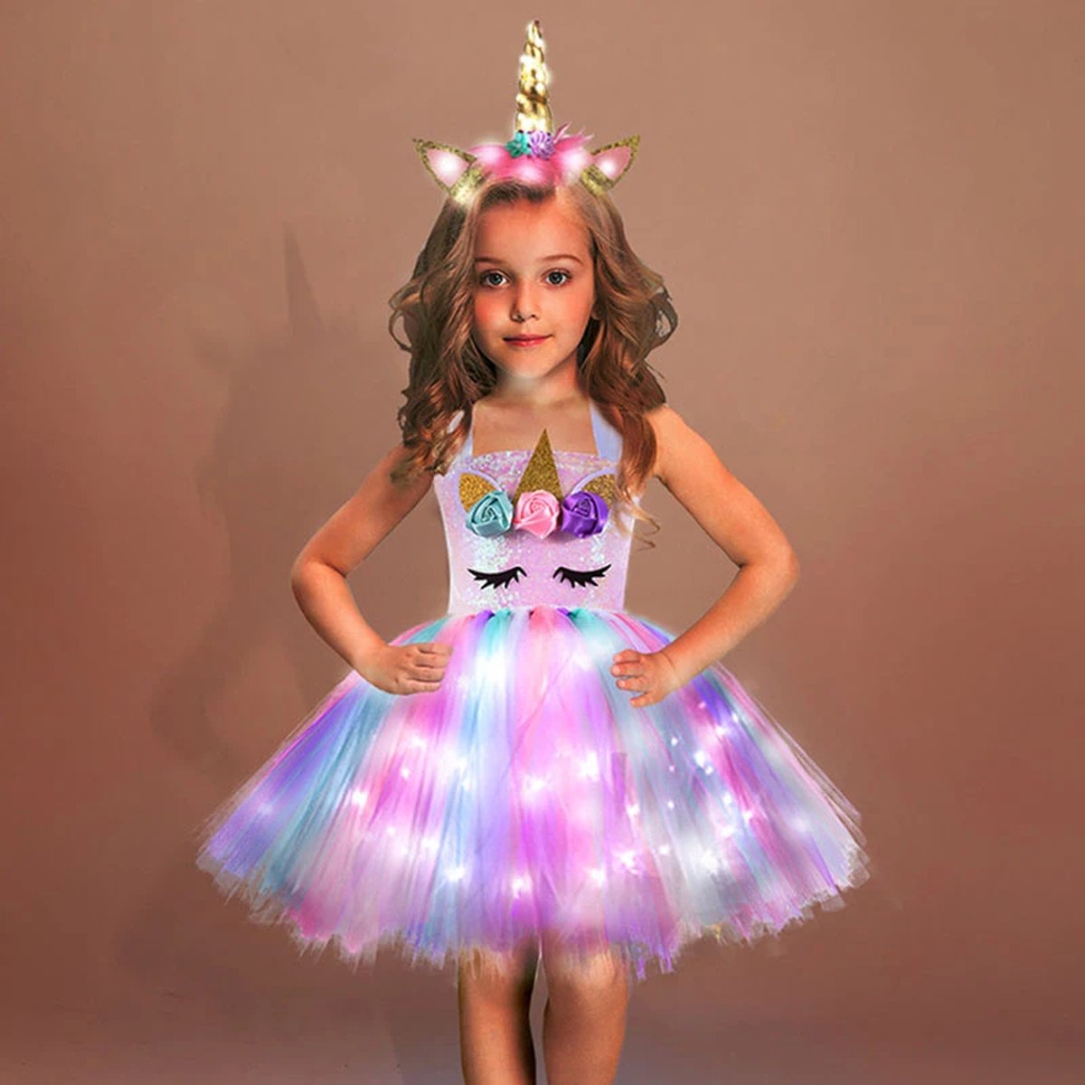 1-2 jaar - Meisjes - Tutu Jurk - Unicorn - Eenhoorn - Jurken - Feest - Verjaardag - Kleding - Party - Prinses - Dansen